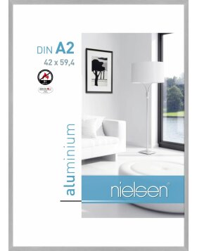 Nielsen Brandschutzrahmen C2 Struktur Silber Matt 42x60 cm