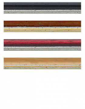 Cornice in legno Chianti - 30x40 cm - nero