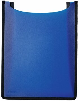 Cartella HERMA Flexi traslucida, blu scuro 260x345x70 mm
