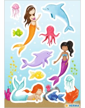 HERMA Prinses van de Zee - Sticker met glittereffect