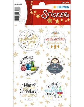 HERMA Sticker Weihnachtspost