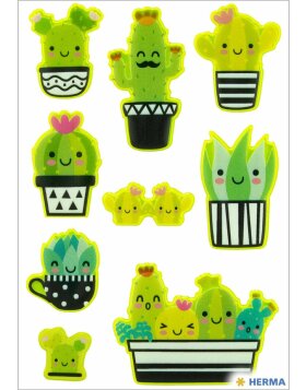 HERMA Happy Cactus Neon Sticker