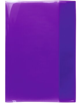 Prot&egrave;ge-cahier HERMA Transparent PLUS A4 violet
