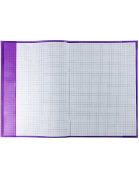 HERMA Binder Cover Transparent PLUS A4 violet