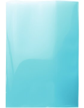 Prot&egrave;ge-cahier HERMA Transparent PLUS A5 turquoise