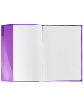 Prot&egrave;ge-cahier HERMA Transparent PLUS A5 violet