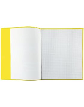 Prot&egrave;ge-cahier HERMA Transparent PLUS QUART jaune