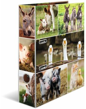 Classeur &agrave; motifs HERMA A4 Animals - Animaux de la...