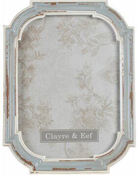 Clayre &amp; Eef Barock-Fotorahmen 2F0854 grau 15x1x20 cm...
