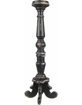 Clayre &amp; Eef 5H0519 Candlestick &Oslash; 16x65 cm Black