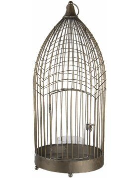 Clayre & Eef 5Y0874 Cage à oiseaux Déco Gris Ø 30x69 cm