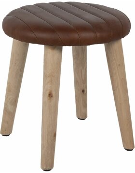 Clayre & Eef 60958 Seat stool brown 36x36x40 cm
