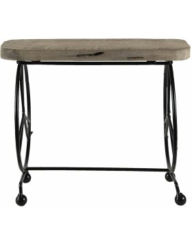 Clayre &amp; Eef 64945 Plant table Brown 26x16x22 cm