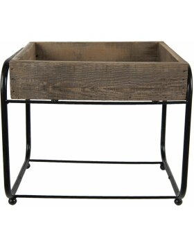 Clayre & Eef 64950 Plant table Brown 32x26x27 cm