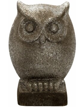 Clayre & Eef 6ce1306 Deco Owl Grey 15x10x23 cm