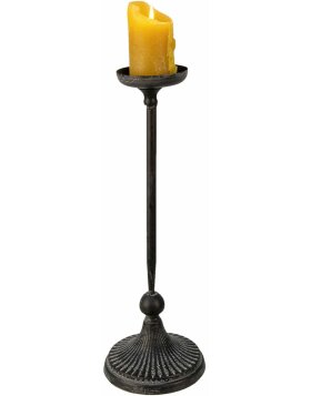 Clayre &amp; Eef 6y4471l Candlestick Black &oslash; 18x51 cm