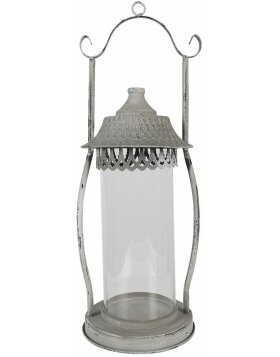 Clayre &amp; Eef 6y4717 Lantern gray &oslash; 15x44 cm