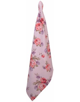 Clayre &amp; Eef dtr42-1 Tea towel Pink, Lilac 50x70 cm