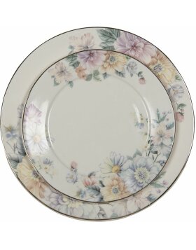 Clayre &amp; Eef flofp tableware dinner plate white...