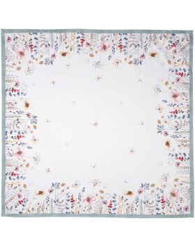 Clayre &amp; Eef fob01 Tablecloth Square White, Green...
