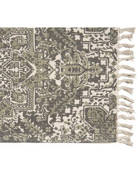 Clayre & Eef kt080.060l Carpet Grey, Green 140x200 cm