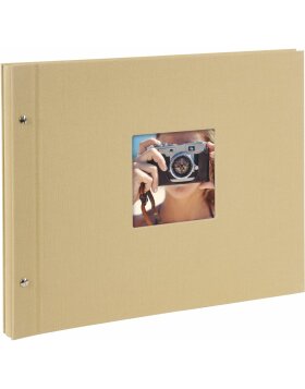 Goldbuch Screw Album Bella Vista Beige 39x31 cm 40 white sides
