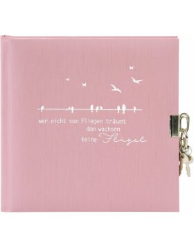 Goldbuch Diary frech &amp; frei altrosa with lock...