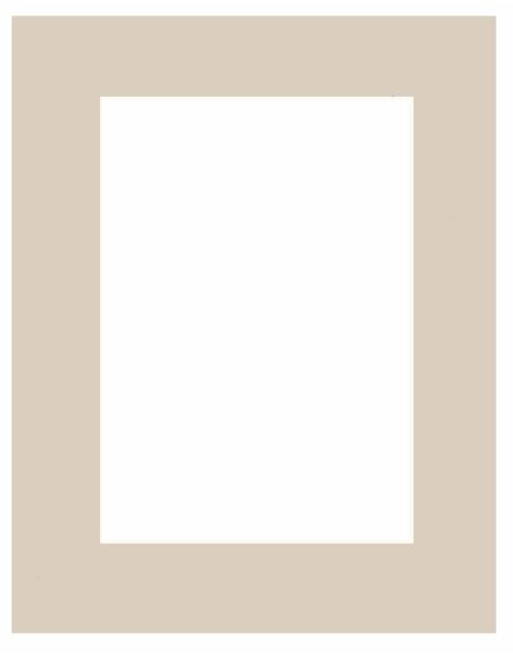 HNFD Passepartout su misura - Grigio Seta (beige-grigio)