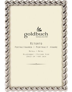Goldbuch cadre photo m&eacute;tallique Ritorto 10x15 cm...