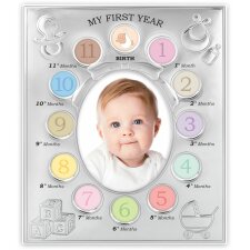 ZEP Cornice per bambini 12 mesi nascita - Il mio primo anno 19,5x24 cm