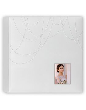 ZEP XL Hochzeitsalbum Ingrid 32x32 cm 100 wei&szlig;e Seiten