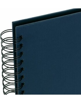 ZEP Spiraalalbum Misty blauw 25x25 cm 50 zwarte paginas