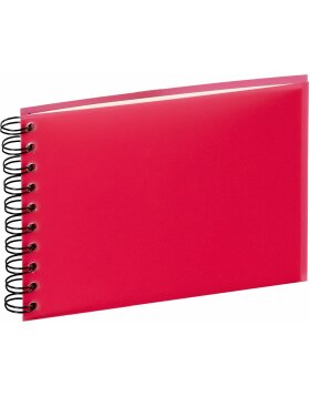 Panodia Album spirale Candy rouge 3 tailles pages couleur...