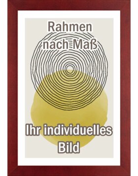 Walther Holzrahmen Madrid 29,7x42 cm weinrot Antireflexglas