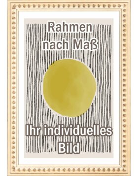 Walther Holz-Barockrahmen Elche weiß 20x20 cm Antireflexglas
