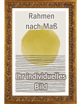 Walther Holzrahmen Pamplona gold 50x75 cm Antireflexglas