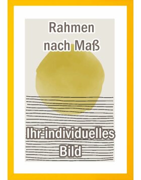 Walther Holzrahmen Valencia Klarglas gelb 50x100 cm