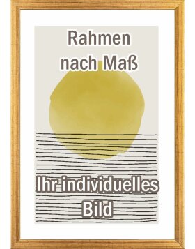 Walther Holzrahmen Valencia Klarglas gold 13x18 cm