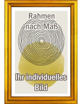 Walther Holzrahmen Cartagena gold 10,5x14,8 cm Klarglas