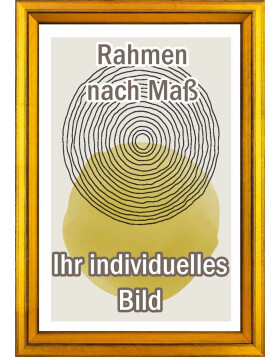 Walther Holzrahmen Cartagena gold 60x60 cm Klarglas