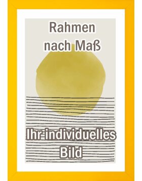 Walther Holzrahmen Barcelona 10x10 cm gelb Klarglas