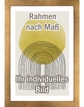 Walther Holzrahmen Oviedo 30x30 cm gold Klarglas