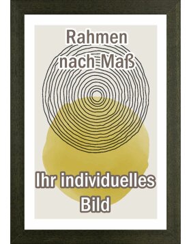 Walther Holzrahmen Madrid 13x13 cm gr&uuml;n Klarglas