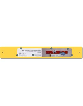 Barra magnetica gialla a mini strisce 35 x 5 cm