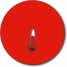 vlek op magnetische haak 7,5 cm in rood