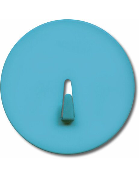 stip op hemelsblauw magnetisch haakje 7,5 cm