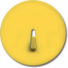 Gancho magnético SPOT ON 7,5 cm en amarillo