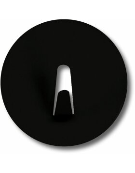 4 cm magnetische haak in een verpakking van 4 uit de spot on serie in het zwart