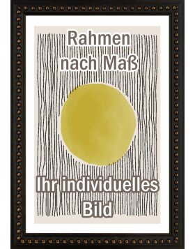 Walther Holz-Barockrahmen Elche schwarz 13x13 cm Klarglas
