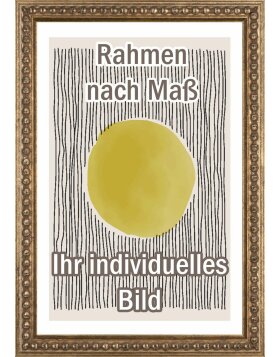 Walther Holz-Barockrahmen Elche silber 29,7x42 cm Klarglas